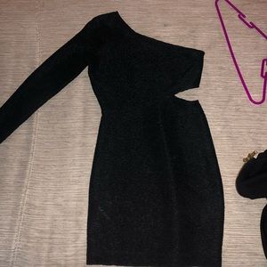 Black evening dress
